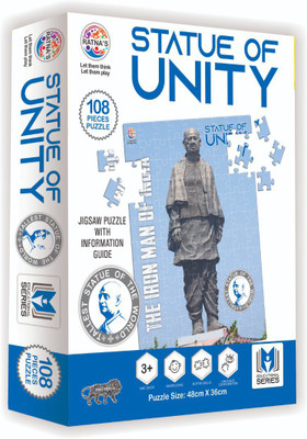 

NGEL Worlds Largest Statue-Statue Of Unity Puzzle Game For Kids(Newest Game)(108 Piece)(108 Pieces)