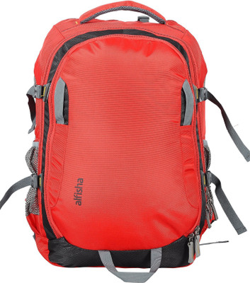 

Alfisha AFB-HIKING-1047-RED Water Proof Mountain Rucksack/Hiking/Trekking/Camping Bag/Backpack 45 ltrs Rucksack With Laptop Compartment(Red) Rucksack - 40(Red)