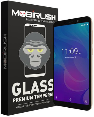 MOBIRUSH Tempered Glass Guard for Meizu C9(Pack of 1)