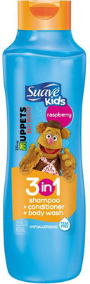 

Suave Kids 3 In 1 Shampoo + Conditioner + Bodywash 665ml (22.5oz) - Rasberry(655)