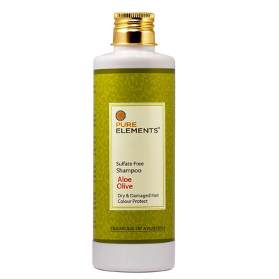 

Pure Elements Natural & Sulfate Free Colour Parotect Aloe Olive Shampoo for Dry Hair(200 ml)