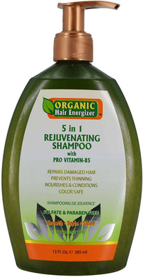 

Organic Hair Energizer 5 in 1 Rejuvenating Shampoo - 385ml (13oz)(385 ml)