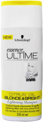 

Schwarzkopf Essence Ultime Citrus+Oil Blond & Bright Lightening Shampoo(250 ml)