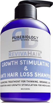 

Pure Biology Hair Growth Stimulating Shampoo with Biotin, Keratin & Breakthrough Anti Hair Loss Complex(240 ml)