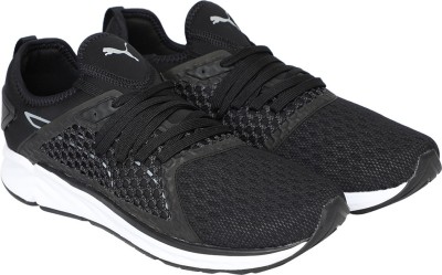 

Puma IGNITE 4 NETFIT Walking Shoes For Men(Black, Grey