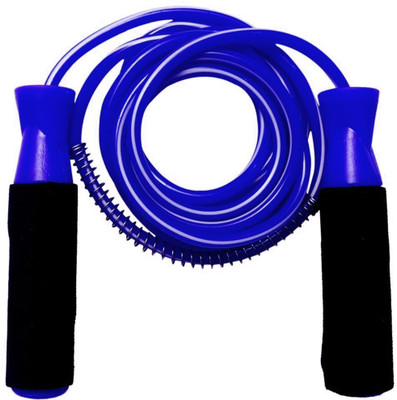 

HAWKISH FOAM HANDLE BLUE SKIPPING WITH WHITE LINING ROPE FOR WARM UP AND FITNESS EXERCISE (COLOR MAY VARY) Freestyle Skipping Rope(Blue, Length: 274 cm)