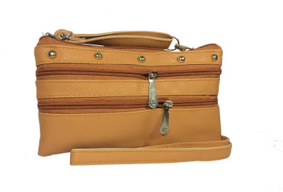 

VeePlay Women Casual, Evening/Party Brown PU Sling Bag