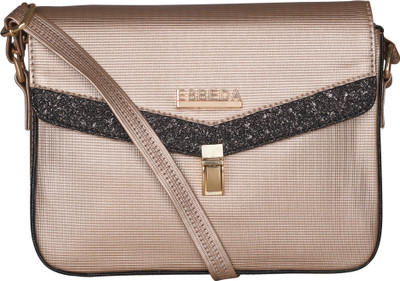 

ESBEDA Women Casual Gold PU Sling Bag