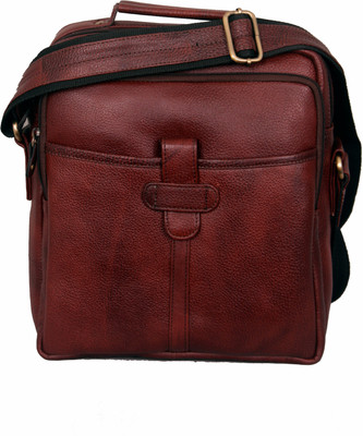 

MARFIT Men Casual, Formal Brown Genuine Leather Sling Bag