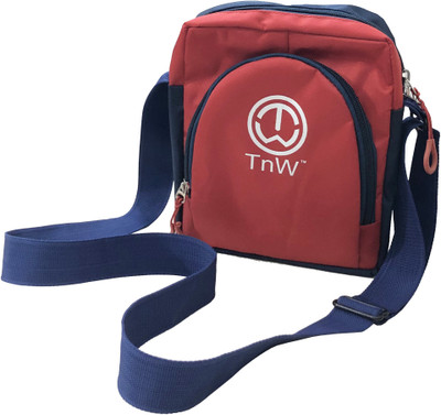 

TnW Boys & Girls Casual Red, Blue Polyester Sling Bag, Blue;red