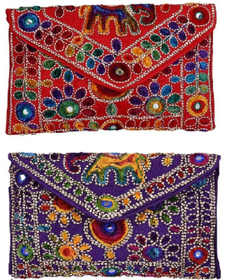 

SUVASANA Women Casual Purple Cotton Sling Bag
