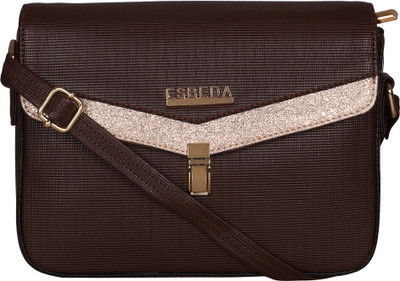 

ESBEDA Women Casual Brown PU Sling Bag