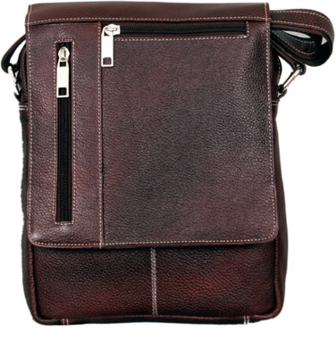 

MARFIT Men Casual, Formal Brown Genuine Leather Sling Bag