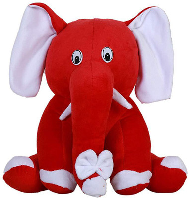 

Deals India Elephant Soft toy 25 cm - red - 47 cm(Red)
