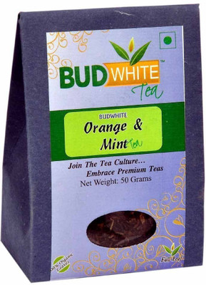 

BudWhite Orange & Mint Green Tea - 50 G Loose Orange, Mint Black Tea(50 g, Box)