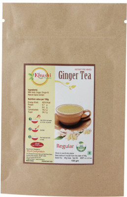 

Khushi Food Products Ginger Tea Regular Ginger Tea(150 g, Pouch)
