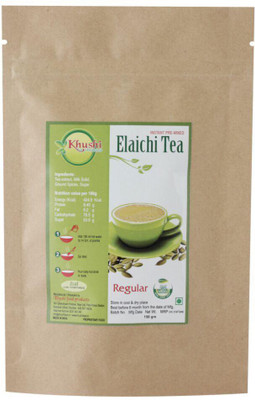 

Khushi Food Products Elaichi Tea Regular Cardamom Tea(150 g, Pouch)
