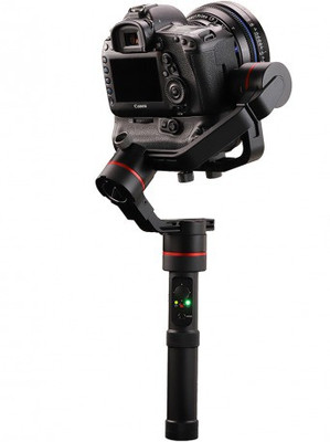 

ACCSOON A1-S 3-Axis Handheld Gimbal Stabilizer for Cameras Loading 3.6KG Full Visual Without Cover Time Lapse Motion Control Function 15 Hours Runtime Tripod(Black, Supports Up to 3000 g)