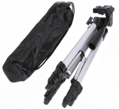 

lifemusic tripod supports digital camera Lightweight Camera Stand With Three-Dimensional Head & Quick Release Plate Tripod(black\silver, Supports Up to 1500)