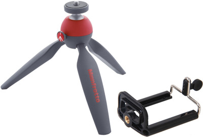

Manfrotto Pixi Mini Tripod With Mobile Holder Tripod(Red, Supports Up to 1000 g)
