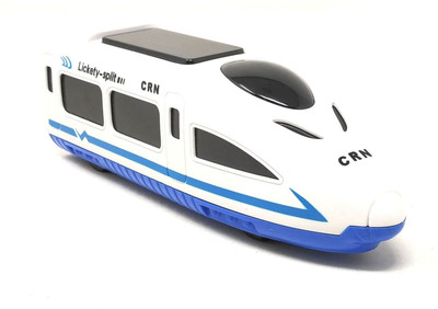

Akrobo Friction Toy with Light & Music Bullet Train for 2 Year 3 Year Kids(Multicolor)
