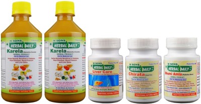 

M SONS Herbal daily Hepatitis Care Pack for revives liver cells, Good for all types of Hepatitis(0.9 kg)