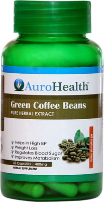 

AuroHealth Green Coffee Beans Extract (400mg) - 60 Capsules(60 No)