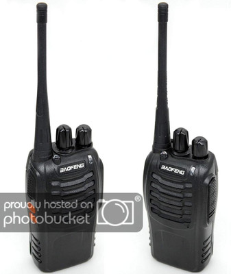 

visionrabbit BaoFeng BF-888S Two Way Radio with Built in LED FlashLight +Covert Air Acoustic Tube Headset Earpiece 3 Pair Set Walkie Talkie(Black)
