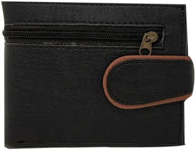 

Bincy Men Black Genuine Leather Wallet(12 Card Slots), Black-1