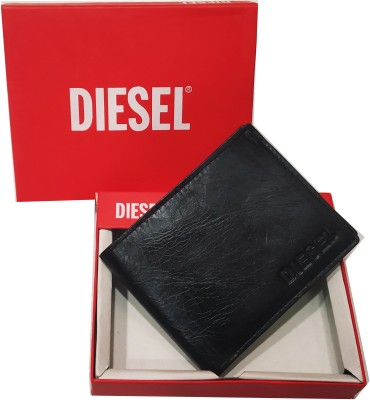 

Diesel Men Black Genuine Leather Wallet(5 Card Slots)