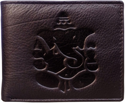 

Justrack Men Brown Genuine Leather Wallet(2 Card Slots)