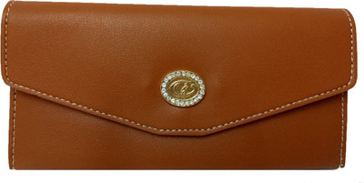 

BANDICOOT Girls Brown Fabric Wallet(4 Card Slots)