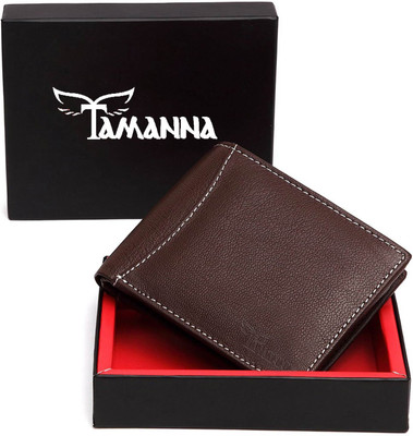 

Tamanna Men Brown Genuine Leather Wallet(6 Card Slots)