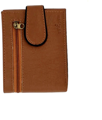 

Beaming Men Brown Genuine Leather Wallet(12 Card Slots)