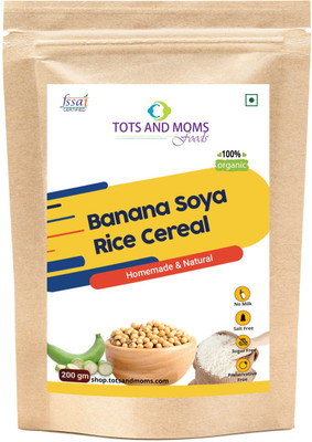 

TOTS AND MOMS Banana Soya Rice Cereal Cereal(200 g, 6)