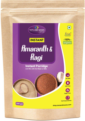 

TOTS AND MOMS Instant Amaranth & Ragi Cereal(200 g, 6)