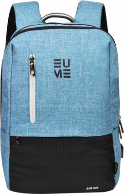 

EUME Iris 23 Ltr Laptop Backpack for 35 cm Laptop And Nylon Water Resistance Backpack With USB Charging Port - (Teal Blue) 23 L Backpack(Blue)