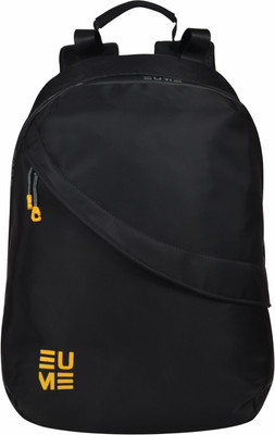 

EUME Crystal 22 Ltr Laptop Backpack for 35 cm Laptop And Nylon Water Resistance Backpack - (Black) 22 L Backpack(Black)