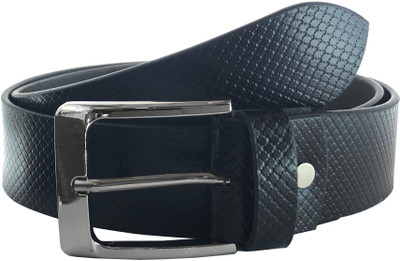 

IzcorpIndia Men Casual Black Genuine Leather Belt