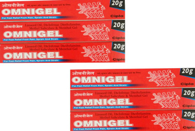 

Cipla OMNIGEL 20 GM (PACK OF 6) Gel(20 g)