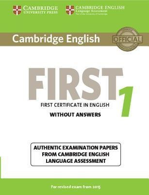 Cambridge English First 1 for Revised Exam from 2015 Student's Book without Answers(English, Paperback, unknown)