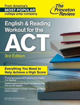 English And Reading Workout For The Act, 3rd Edition(English, Paperback, Review Princeton)