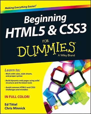 Beginning HTML5 and CSS3 For Dummies(English, Electronic book text, Tittel Ed)