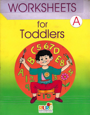 RURU PUBLICATIONS WORKSHEETS FOR TODDLERS PART- A(English, Paperback, PENNEL OF AUTHOR)