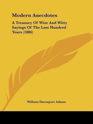 Modern Anecdotes(English, Paperback, unknown)
