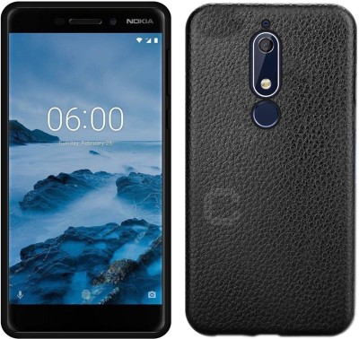 CASE CREATION Back Cover for Nokia 6.1 Plus (5.80-inch)(Black, Grip Case, Silicon, Pack of: 1)
