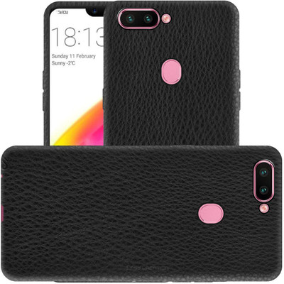 CASE CREATION Back Cover for OppoA5 2018(Black, Grip Case, Silicon, Pack of: 1)