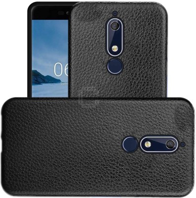 CASE CREATION Back Cover for Nokia 5.1 Plus (5.80-inch)(Black, Grip Case, Silicon, Pack of: 1)