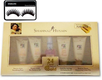 

Dazzling Eyelashes & Shahnaz Husain Gold Facial KIt(Set of 2)