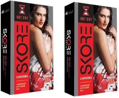 

Skore NOT OUT PACK OF 2 Condom(Set of 2, 20S)